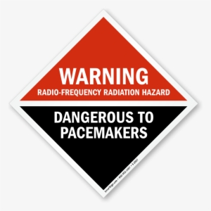 Rf Radiation Warning Sign - No Parking Access Required Signs #3733690