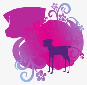 Coddled Creatures Pet Sitting Llc ® - Vistaprint Purple Dog Two Tone Deluxe Classic Cotton #3733892