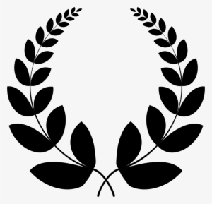 Medium Image - Laurel Wreath Black Png #3735414