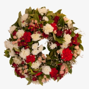 Red And White Wreath - Wreath #3735738