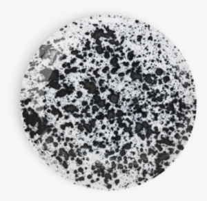 Assiette Pain Magma Noir Non Sans Raison Porcelaine - Limoges Porcelain #3736001