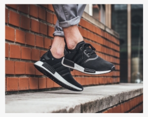 Chaussure Adidas Nmd R1 Homme Primeknit Noir Core - Adidas Nmd R1 Homme Noir #3736615