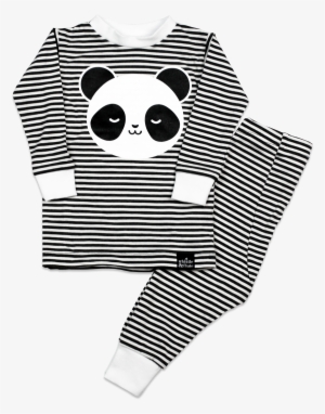 Whistle & Flute Kawaii Sleepy Panda Pajama Set #3737427