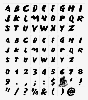 Gamera Font - Bank Printer Font #3737822
