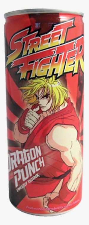 Street Fighter Dragon Punch Energy Drink - Dragon Punch Energy Drink Street Fighter Boston America #3737977