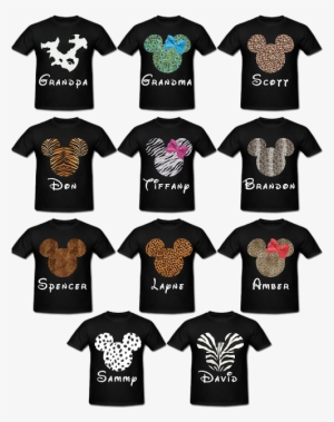 Animal Print Mickey Heads For Animal Kingdom Primer - Animal Kingdom Disney Shirts #3738503