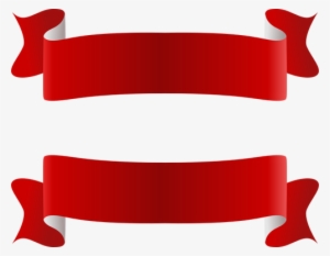 Red And White Ribbon Vector Image Public Domain Vectors - Ribbon Png #3738554