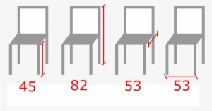 Misure Sedia Gamera - Chair #3738706