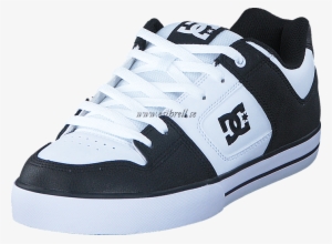 Dc Shoes Pure Black/white/black Herr Sneakers & Sportskor - Dc- Young Mens Pure Lowtop Shoes #3739659