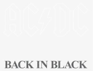 Ac/dc Back In Black Men's Regular Fit T-shirt #3740509