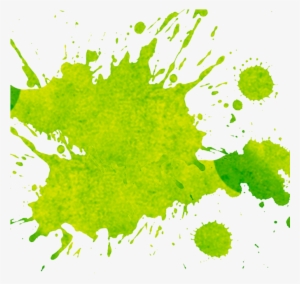 Splash Watercolor Green Png #3740746