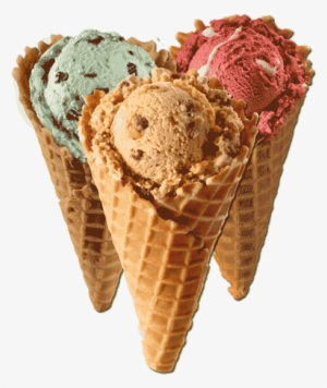 Waffle Cone Png Image - Ice Cream In A Waffle Cone #3741283