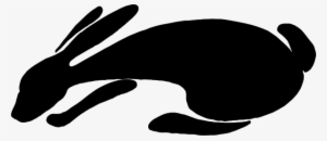 Rabbit Silhouette Svg Clip Arts 600 X 261 Px #3741306