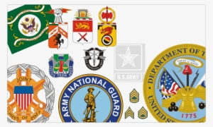 Army Insignia & Badges - Army Seal Department Of The Army Magnet #3741565