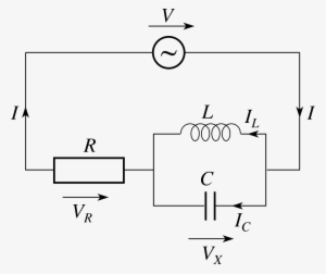 A Version Of The Above Excited By Ac Current - Rlc Series Circuit With Resistance In Parallel #3744956