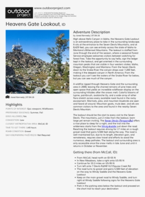 Heavens Gate Lookout Field Guide - Climb Route Wyeast Mt Hood #3745201