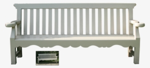 Park Bench Background Png - White Bench Chair Png #3745501