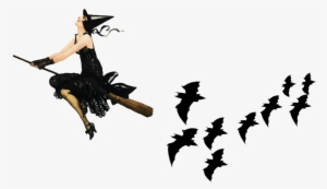 Vintage Witch Followed By Black Bats - Clock 1 Witch Silver Shower Curtain #3745684