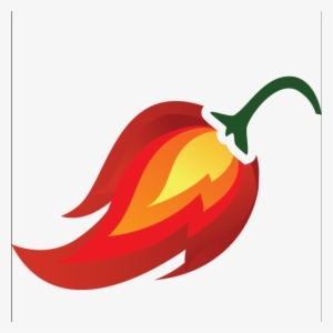 Cropped Ghost Pepper Glass Flame - Chili Pepper #3745889