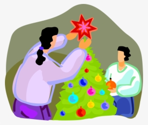 Vector Illustration Of Decorating Christmas Tree With - Pascal Obispo #3746129