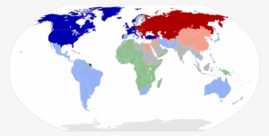 Cold War Map - Countries In The World That Drive #3746315