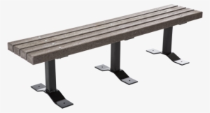 11638 35 Trailsidebenchassembly Alt - Wildflower Meadows 6 Ft Recycled Plastic Lumber Surface #3746318