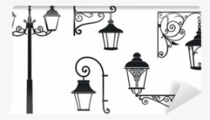 Iron Wrought Lanterns With Decorative Ornaments - Iron #3746511