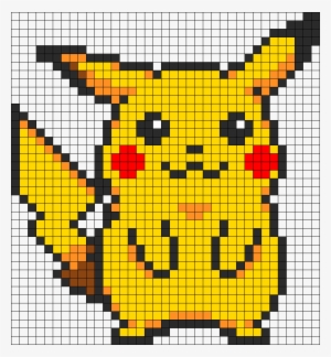 Pikachu Perler Bead Pattern / Bead Sprite - Pokemon En Punto De Cruz #3746512