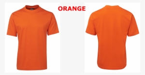 Custom Printed Unisex T-shirts Orange - T Shirt Png Front And Back #3746737