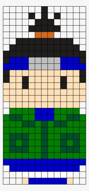 Shikamaru Perler Bead Pattern / Bead Sprite - Perles Hama Peter Pan #3746832