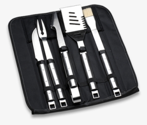 Bbq Tools And Accessories - Berghoff Cubo 7 Piece Grilling Tool Set, Silver #3746908
