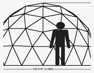 11ft Climbing Dome Elevation - Dome #3746936