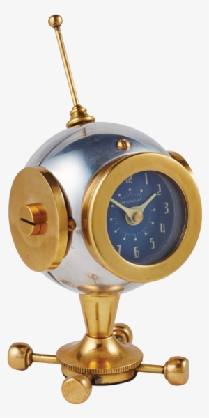 Spaceman Table Clock - Brass #3747249