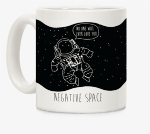 Negative Space Man Coffee Mug - Beer Stein #3747353