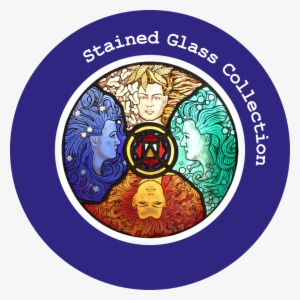 Stained Glass Button - Soul Connect, Virus Protect [book] #3747710