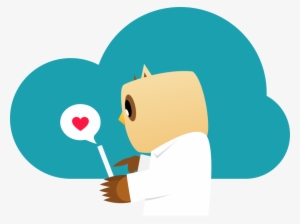 Owl Sideprofile Heart - Portable Network Graphics #3748227