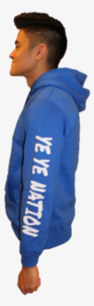 Cotton Hoodie Royal Blue Featuring The New "x" - Hoodie #3748775