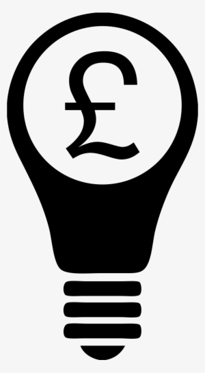 Light Bulb With British Pund Symbol #3749635 Light Bulb With British Pund Symbol #3749635