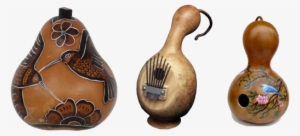 The Results Are Authentic Unique Boxes, Natural Birdhouses, - Mountain Melody Small Gourd Kalimba #3749661