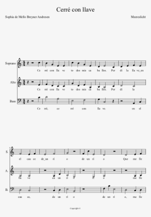 Cerré Con Llave Sheet Music Composed By Meereslicht - Julien Neel Sheet Music #3750000