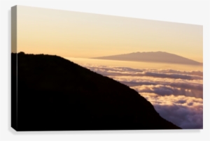 Mountain Top Above The Clouds Canvas Print - Above The Clouds Store #3751173