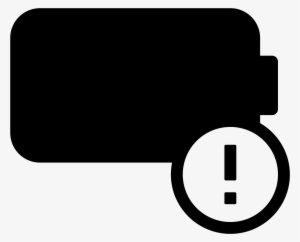 Battery Alert Filled Icon - Icon #3751607