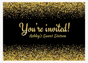 Glitter Birthday Invitation - Birthday #3751746