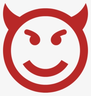 Clipart Info - Black And White Emoji Evil #3753438