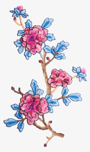 China Factory Direct Price Iron On Fashion Custom Flower - Embroidery #3755520