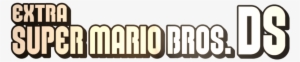 Extra Super Mario Bros - New Super Mario Bros Logo #3755561