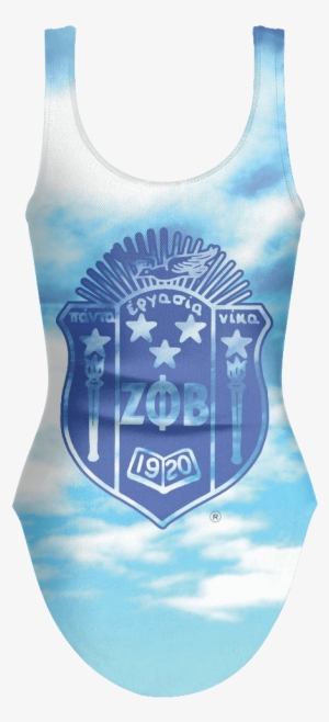 Zeta Phi Beta One Piece Swimsuit - One-piece Swimsuit #3755748