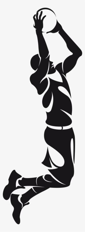 Boys Basketball Clipart Black And White Download - Boys Basketball Clip Art #3755936