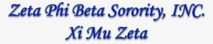 Zeta Phi Beta Sorority, Inc - Internet #3755954