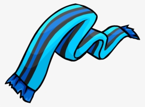 Blue Striped Scarf Clothing Icon Id 3012 - Club Penguin Scarfs #3756670
